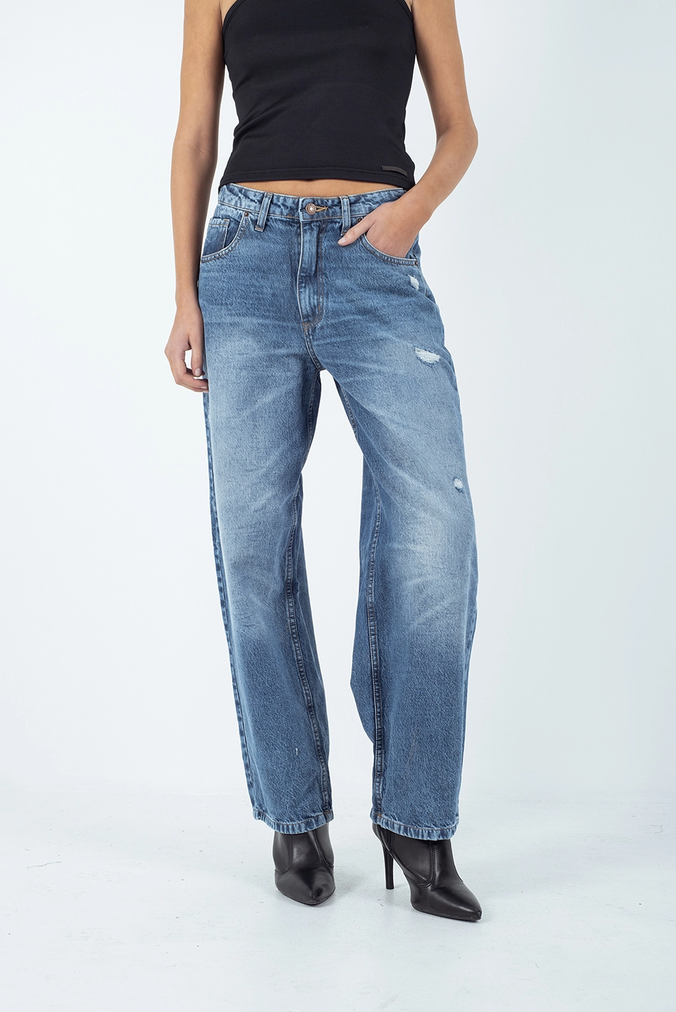 Jean Baggy Ballon Light Blue - Imagen 2