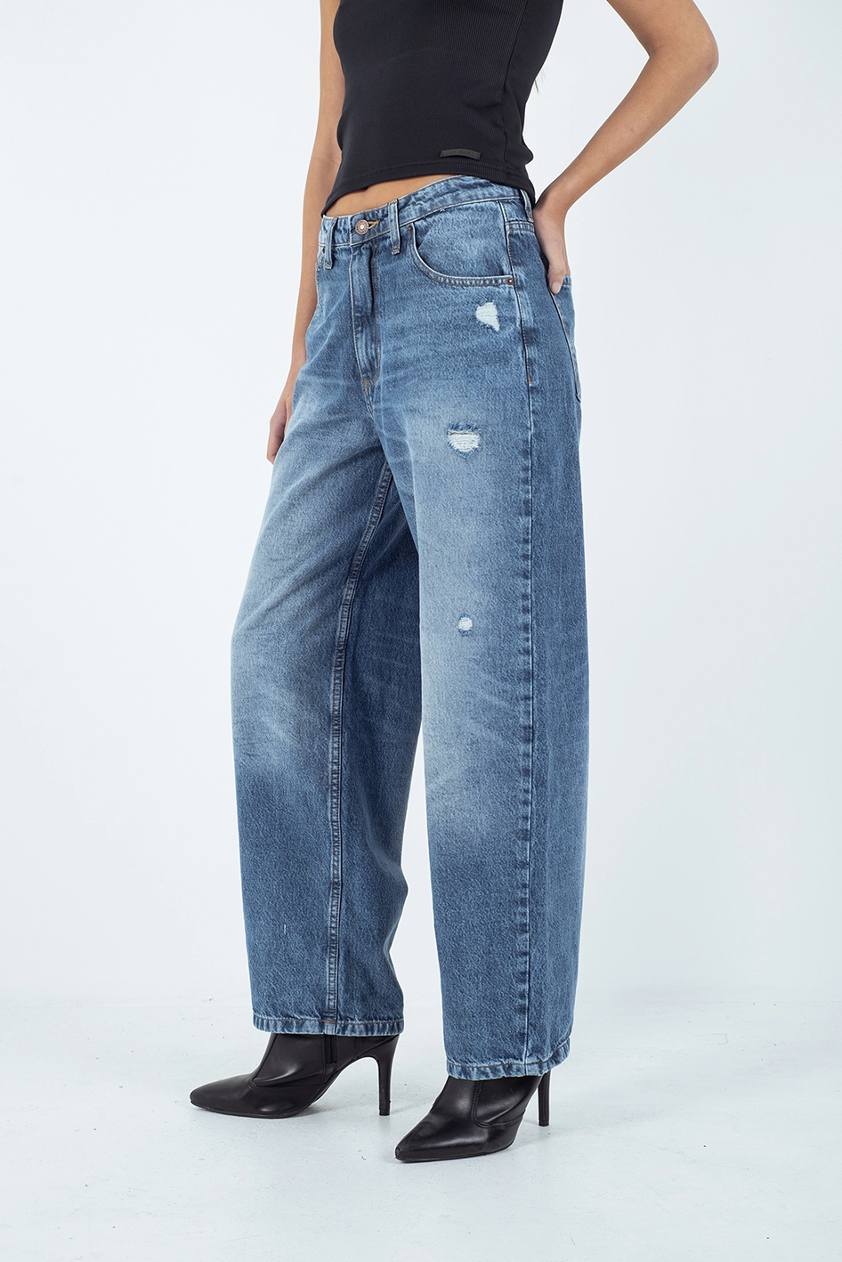 Jean Baggy Ballon Light Blue - Imagen 3