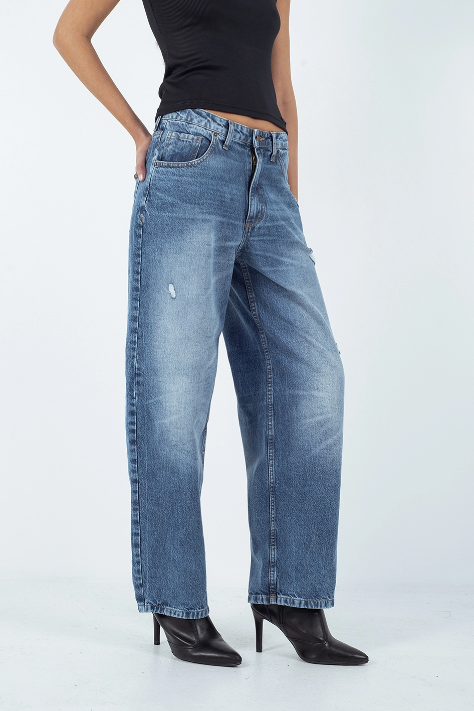 Jean Baggy Ballon Light Blue - Imagen 4