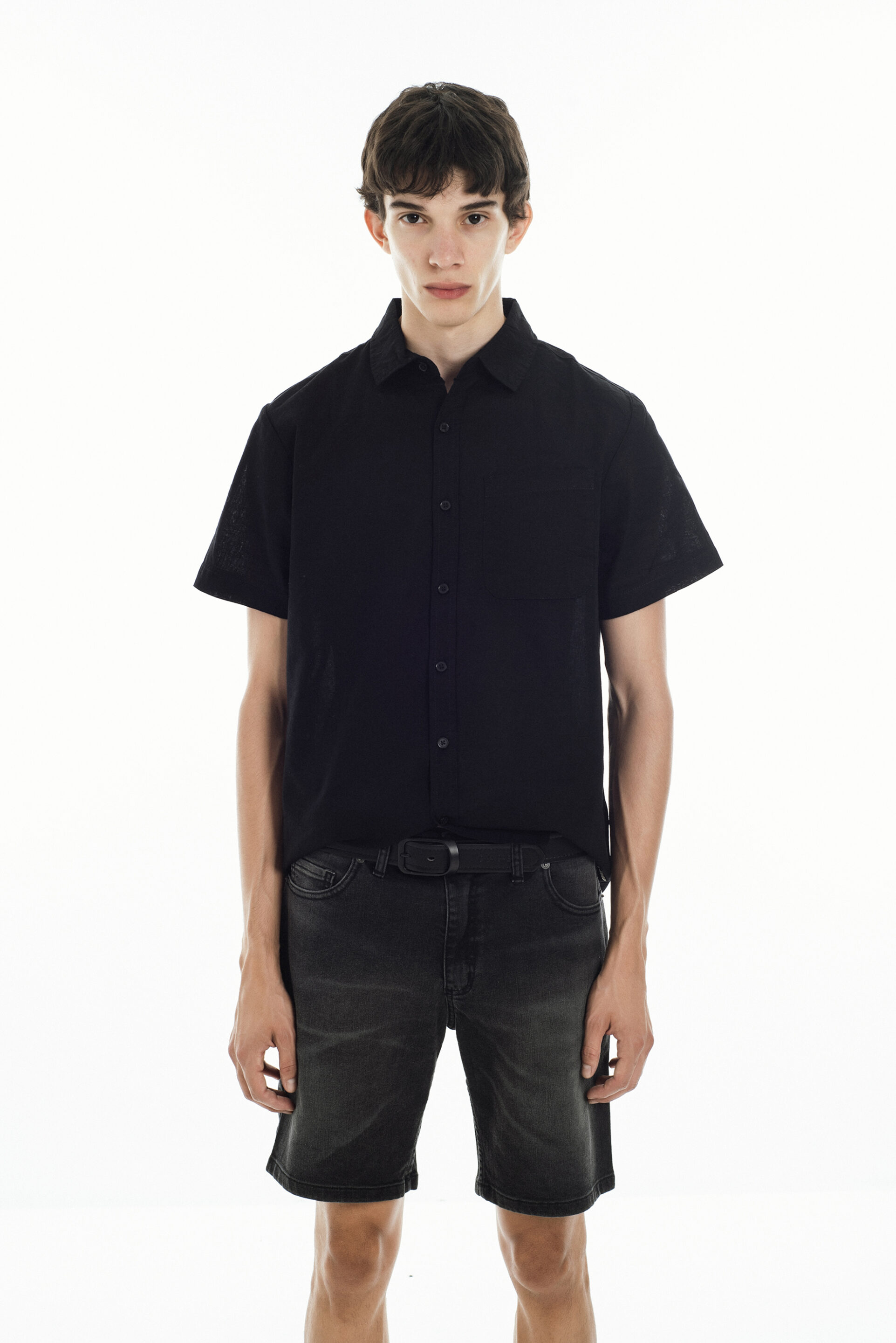 H Bermuda Slim Stone Black