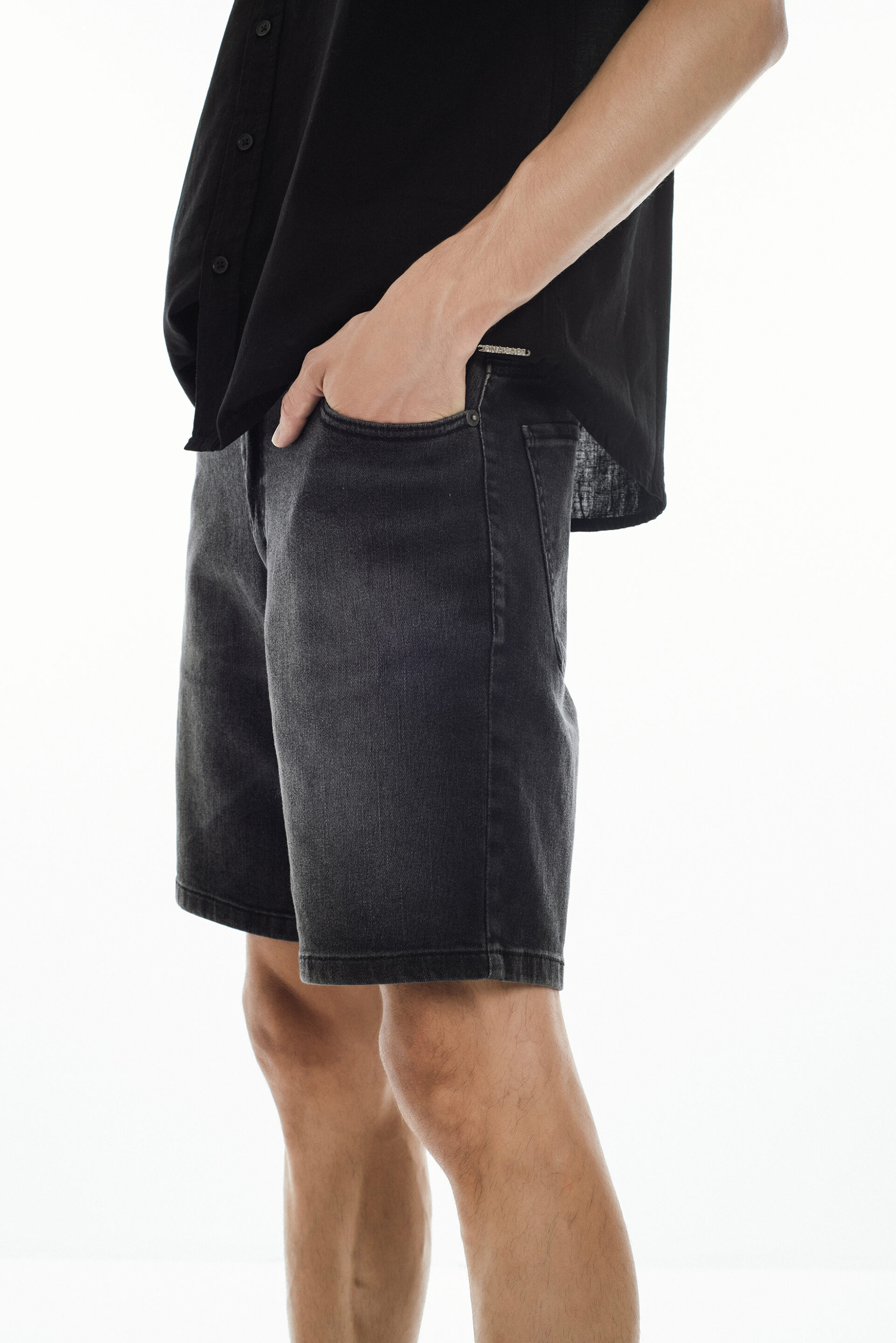 H Bermuda Slim Stone Black - Imagen 3