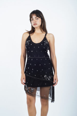 Vestido Noir Shine