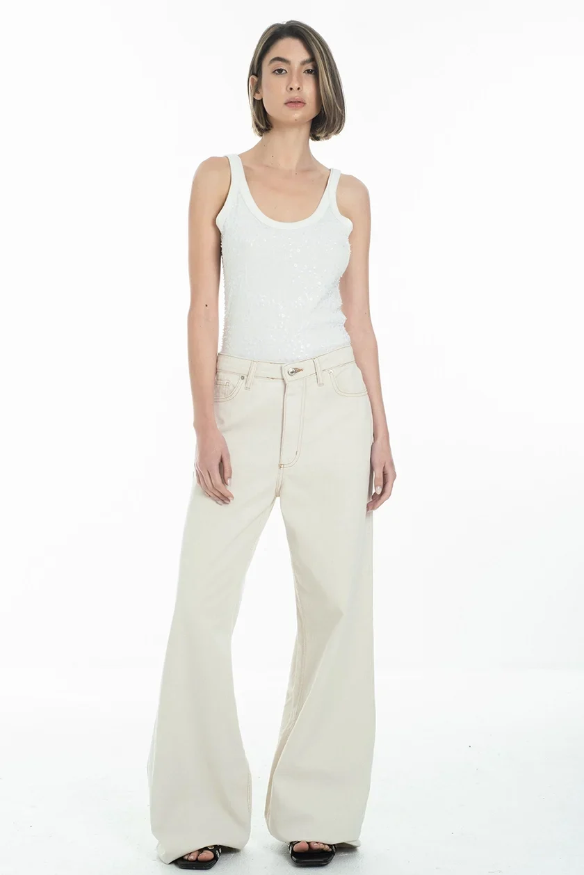 Jean Nina Ecru