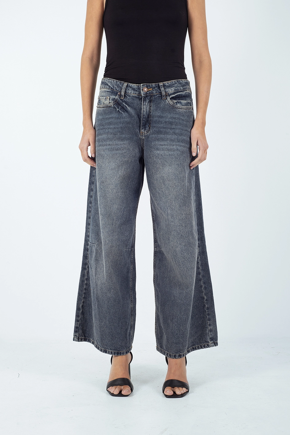 Jean Baggy Sasha Dark Blue - Imagen 2