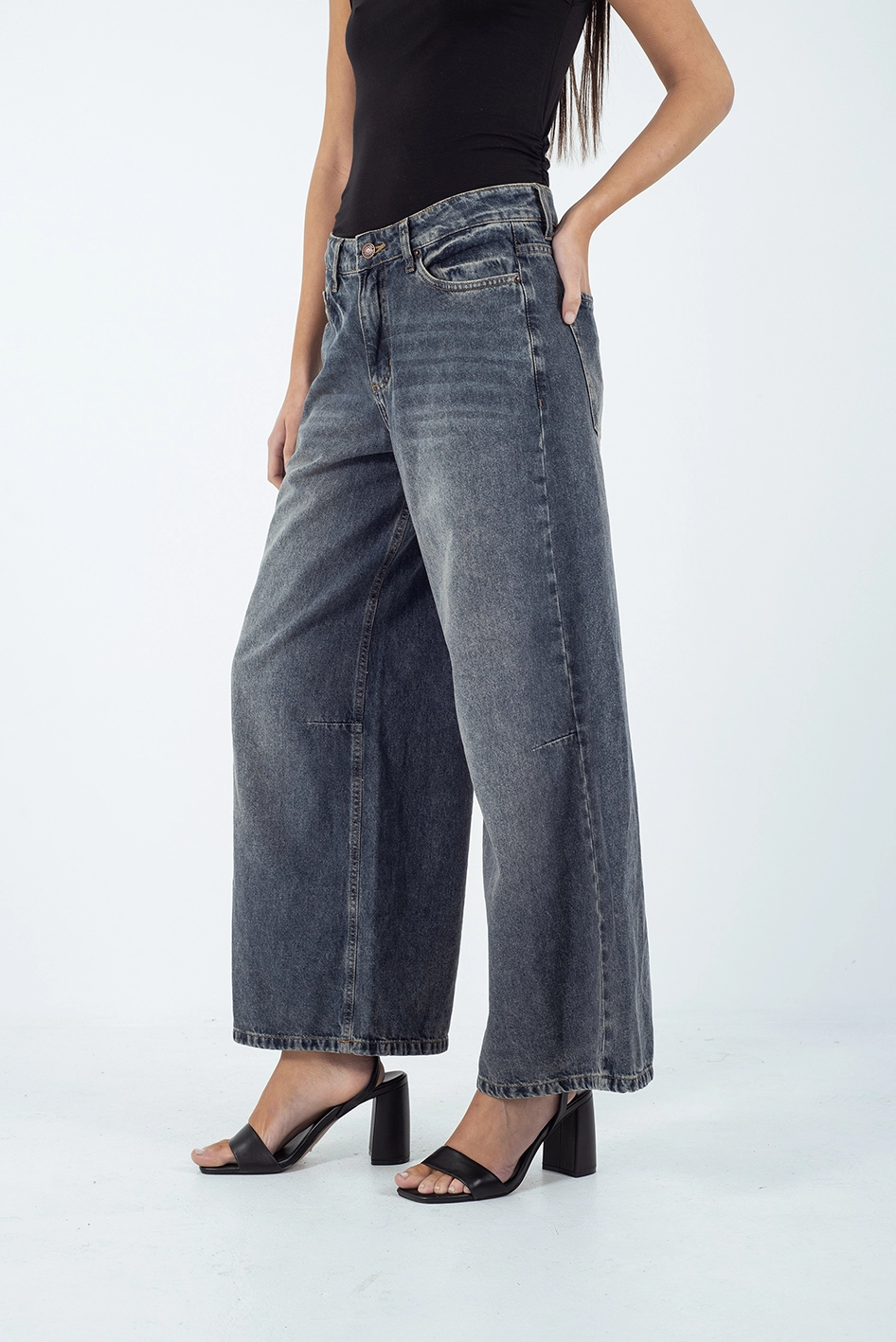 Jean Baggy Sasha Dark Blue - Imagen 3