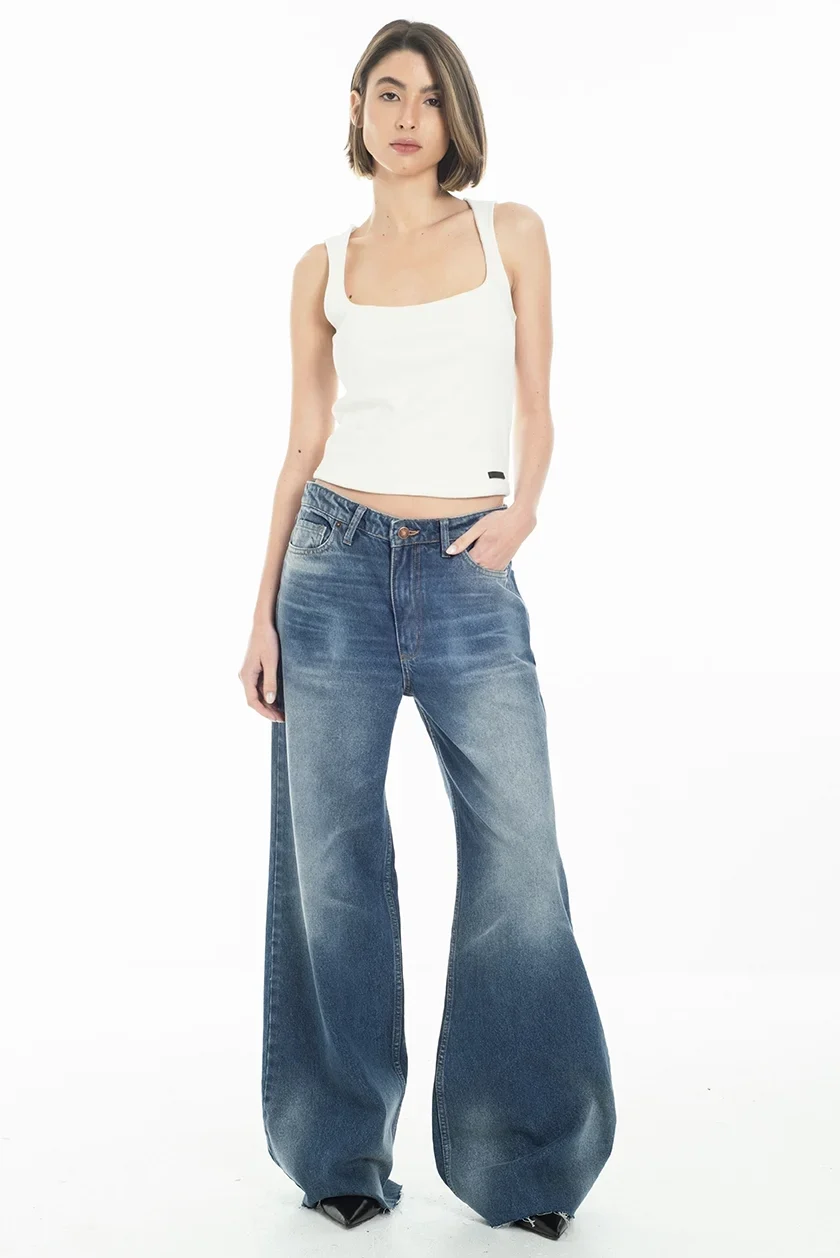 Jean Nina New Mid Blue