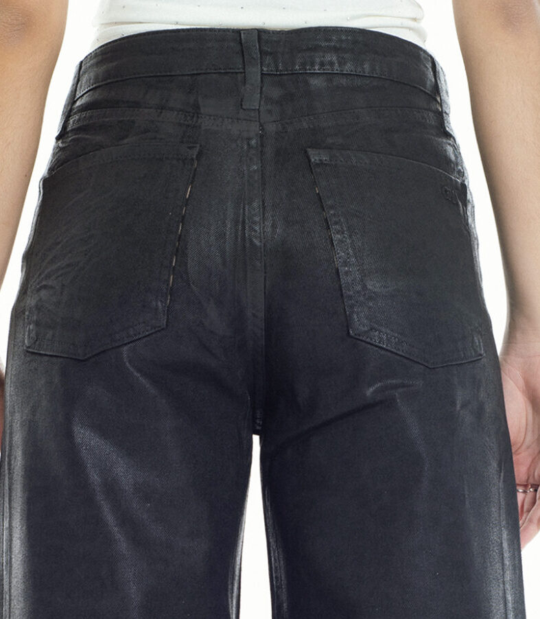 Jean Nina Black Leather - Imagen 5