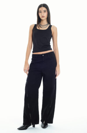 Jean Bianca Barrel Black