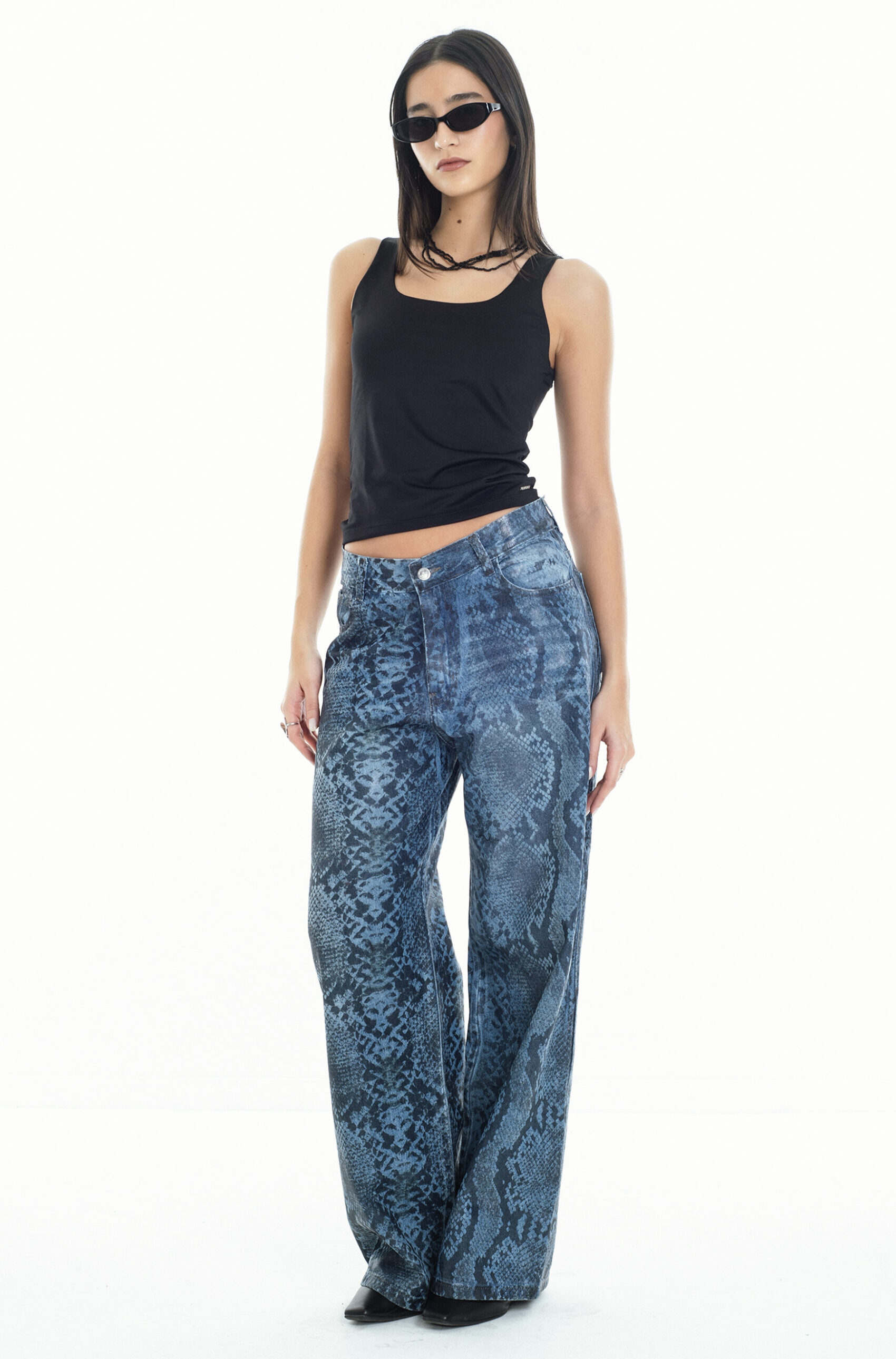 Jean Wide Leg Scales