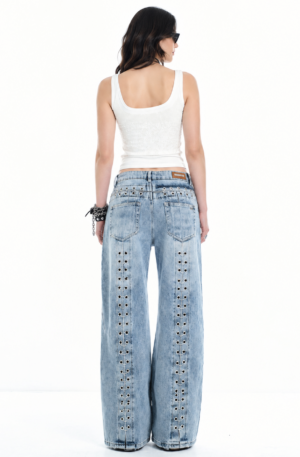 Jean The Punk Wide Leg Blue