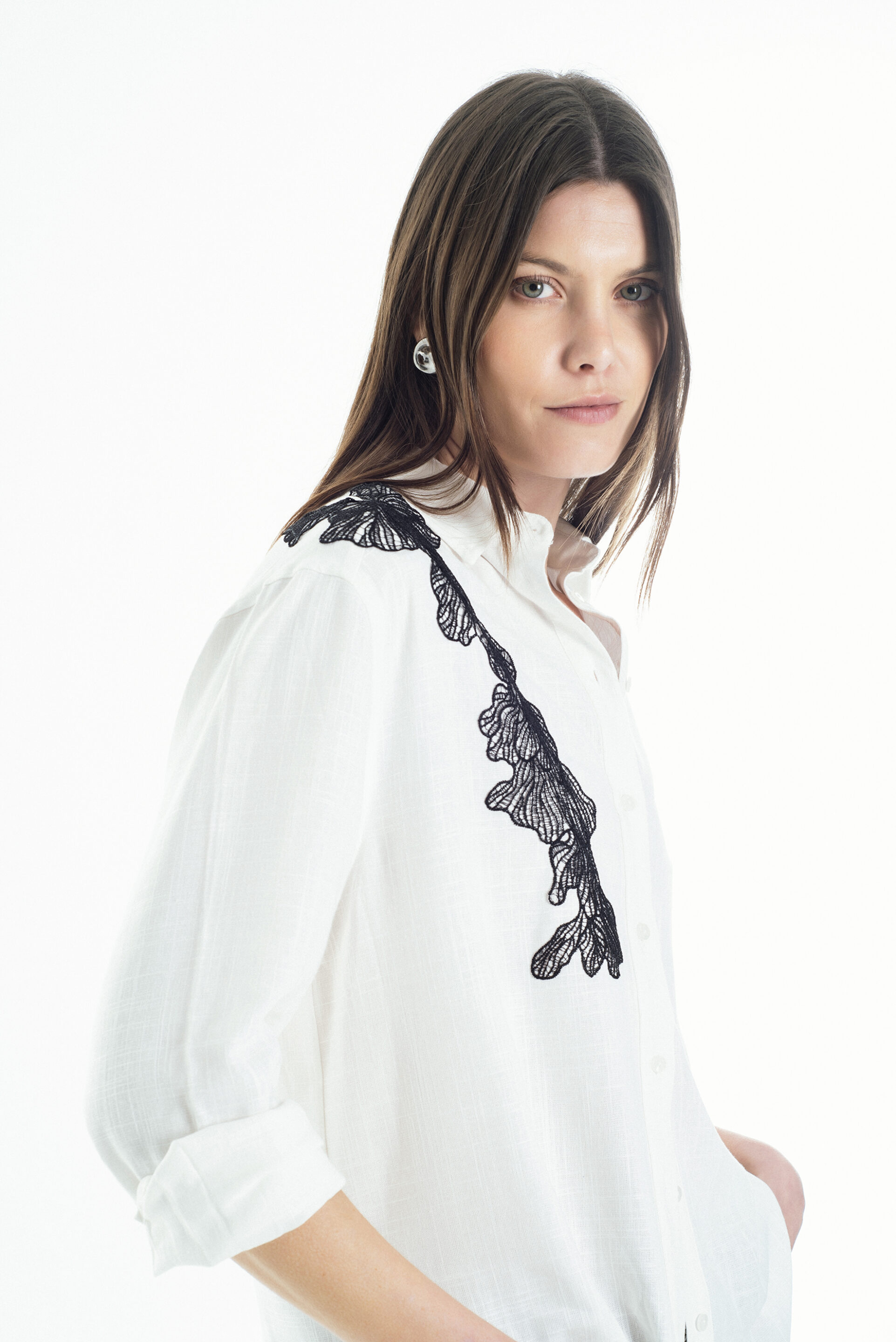 Camisa Sasha White