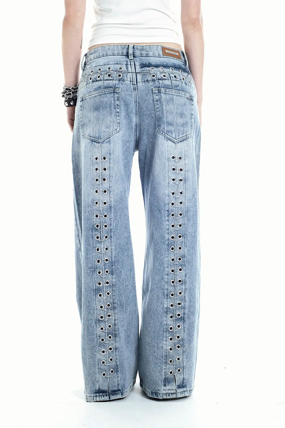 Jean The Punk Wide Leg Blue - Imagen 7