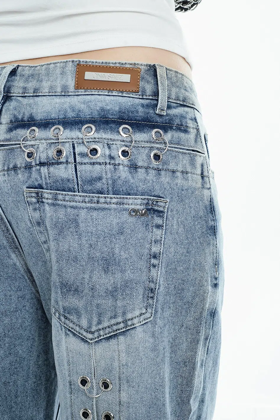 Jean The Punk Wide Leg Blue - Imagen 6