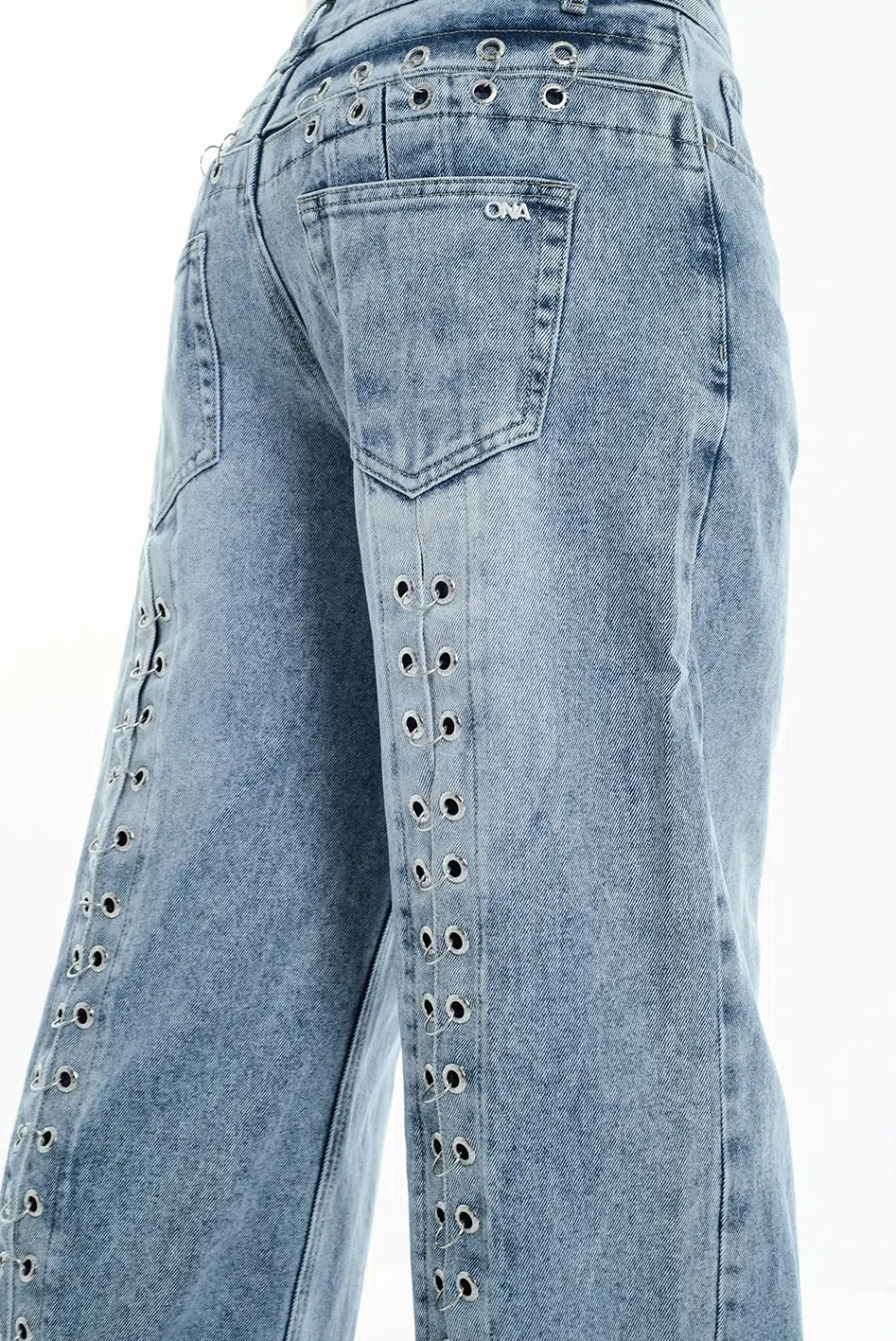 Jean The Punk Wide Leg Blue - Imagen 4