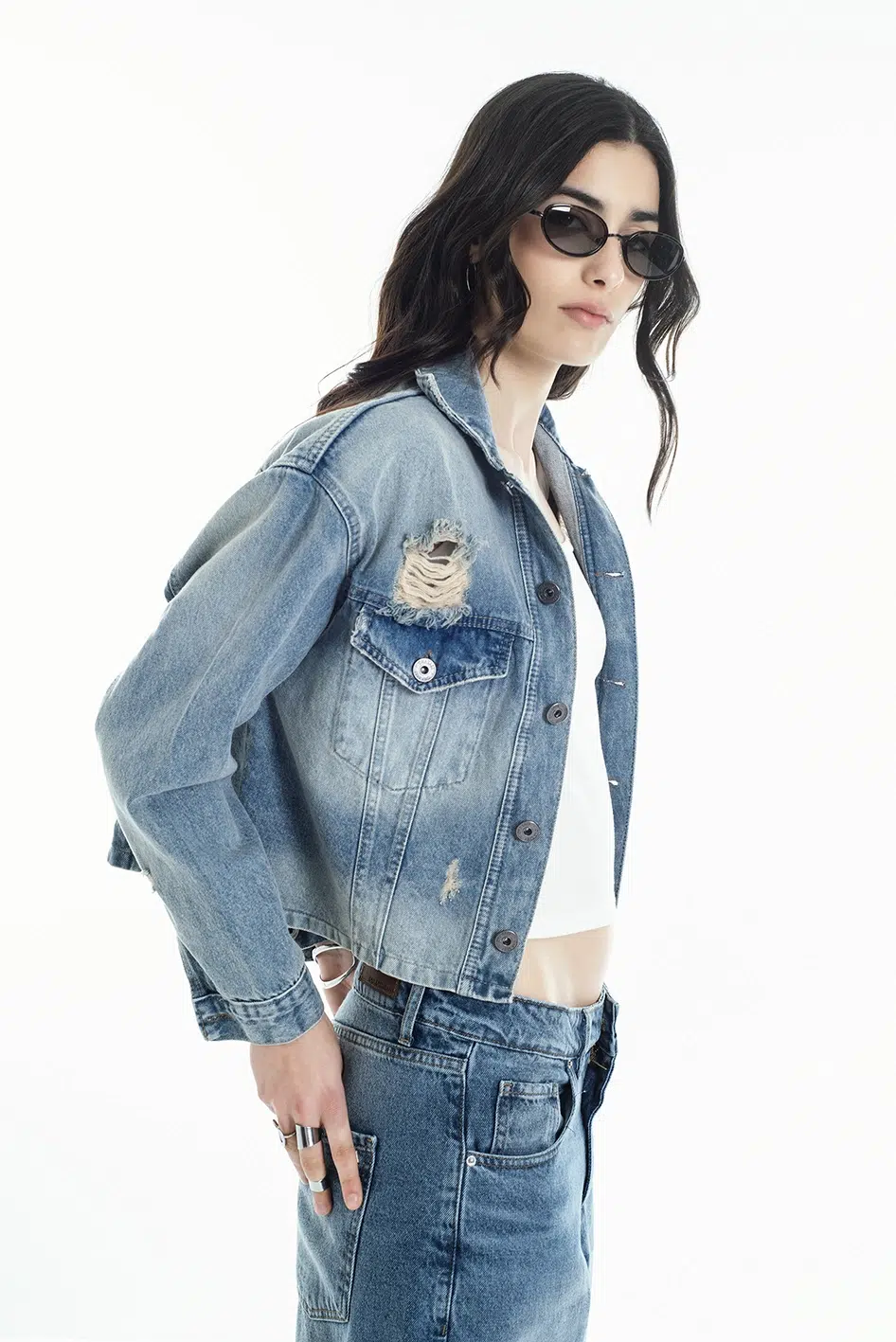 Campera Relaxed Venus Blue